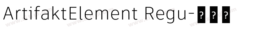 ArtifaktElement Regu字体转换 ArtifaktElement Regu字体转换